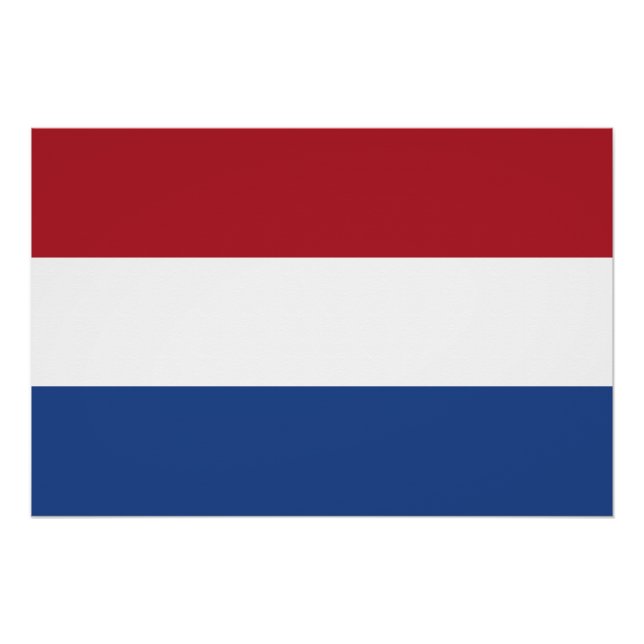 Pôster Bandeira da Holanda (Frente)