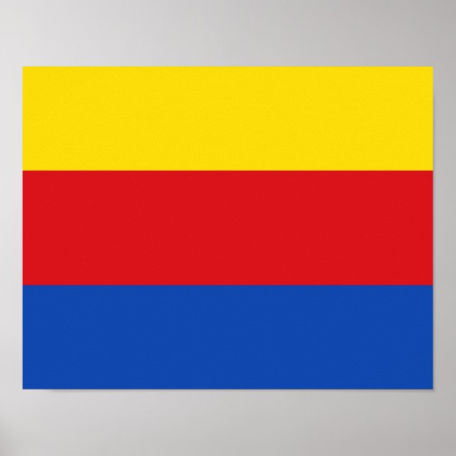 Poster Bandeira da Holanda do Norte (Frente)