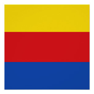 Pôster Bandeira da Holanda do Norte