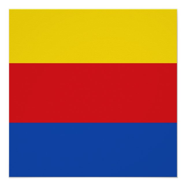 Pôster Bandeira da Holanda do Norte (Frente)