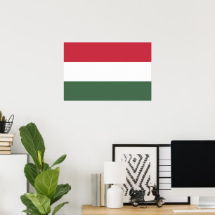 Poster Bandeira da Hungria
