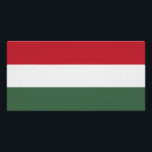 Pôster Bandeira da Hungria<br><div class="desc">Bandeira Patriótica da Hungria.</div>