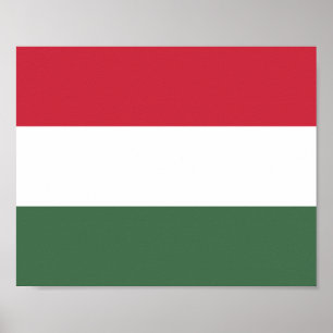 Poster Bandeira da Hungria
