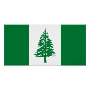 Pôster Bandeira da Ilha Norfolk