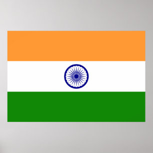 Poster bandeira da Índia