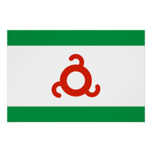 Pôster Bandeira da Inguchétia