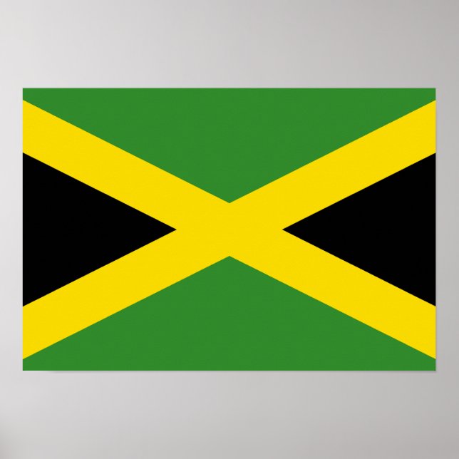 Pôster bandeira da Jamaica (Frente)