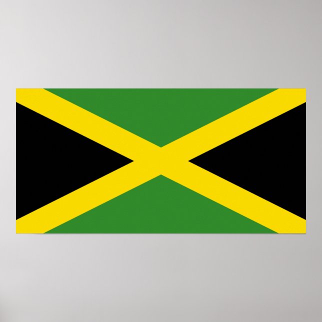 Pôster bandeira da Jamaica (Frente)