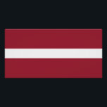 Pôster Bandeira da Letónia<br><div class="desc">Bandeira Patriótica da Letónia.</div>