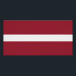 Pôster Bandeira da Letónia<br><div class="desc">Bandeira Patriótica da Letónia.</div>