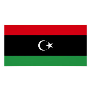Pôster Bandeira da Líbia