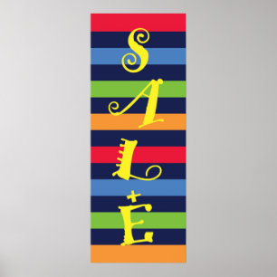 Pôster Bandeira da loja de venda