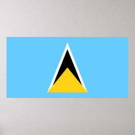 Poster Bandeira da Lúcia Santo (Rua Lúcia) (Caribe)