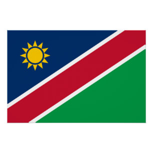 Pôster Bandeira da Namíbia