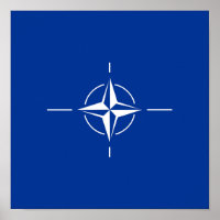 bandeira da nato do Atlântico Norte Organização do