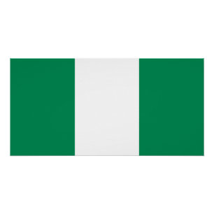 Pôster Bandeira da Nigéria