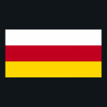 Poster Bandeira da Ossétia do Norte<br><div class="desc">Bandeira Patriótica da Ossétia do Norte Alania.</div>