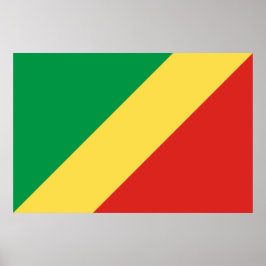 Poster Bandeira da República do Congo