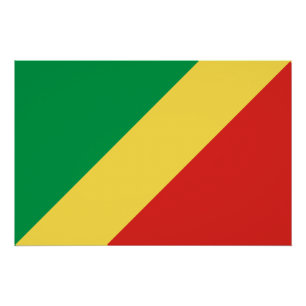 Pôster Bandeira da República do Congo