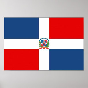 Pôster Bandeira da República Dominicana