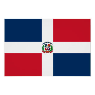 Pôster Bandeira da República Dominicana