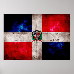 Poster Bandeira da República Dominicana Encontrada