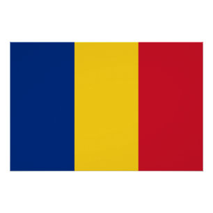 Pôster Bandeira da Romênia