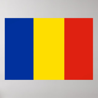 Poster Bandeira da Romênia