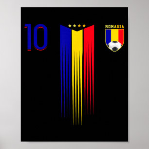 Poster Bandeira da Romênia Amantes do Orgulho Romeno