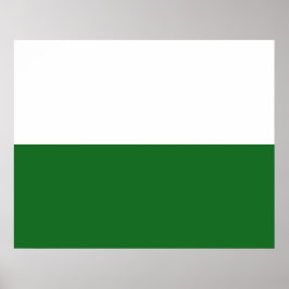 Poster Bandeira da Saxónia (Estado alemão)