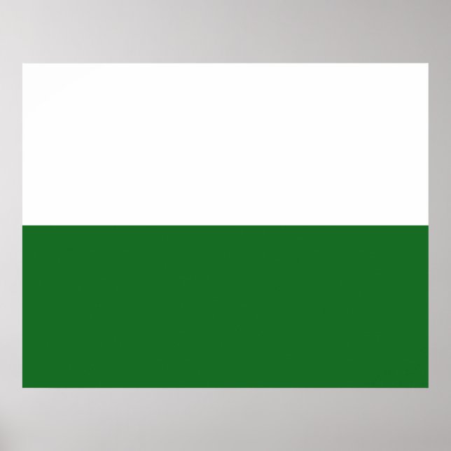 Poster Bandeira da Saxónia (Estado alemão) (Frente)