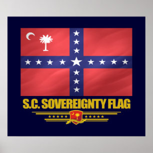 Pôster Bandeira da soberania do SC