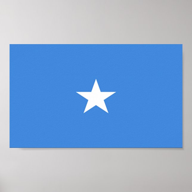 Pôster Bandeira da Somália (Frente)