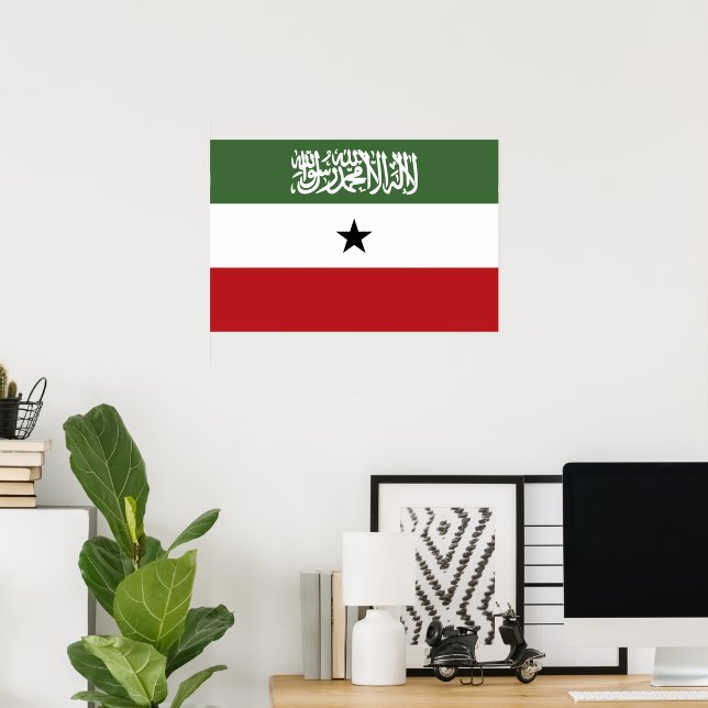 Poster Bandeira da Somalilândia (Escritório em casa)