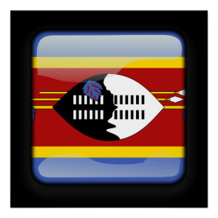 Pôster Bandeira da Suazilândia