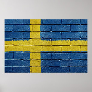 Pôster Bandeira da suecia