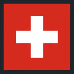 Pôster Bandeira da Suiça<br><div class="desc">Sinalizador histórico de Suiça</div>