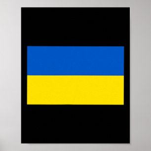 Poster Bandeira da Ucrânia Bolso Bandeira Ucraniana Supor
