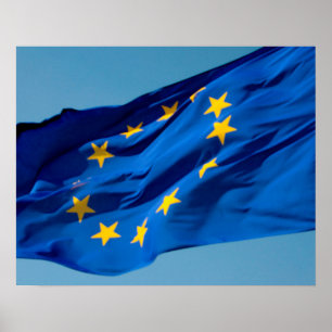 Poster Bandeira da UE