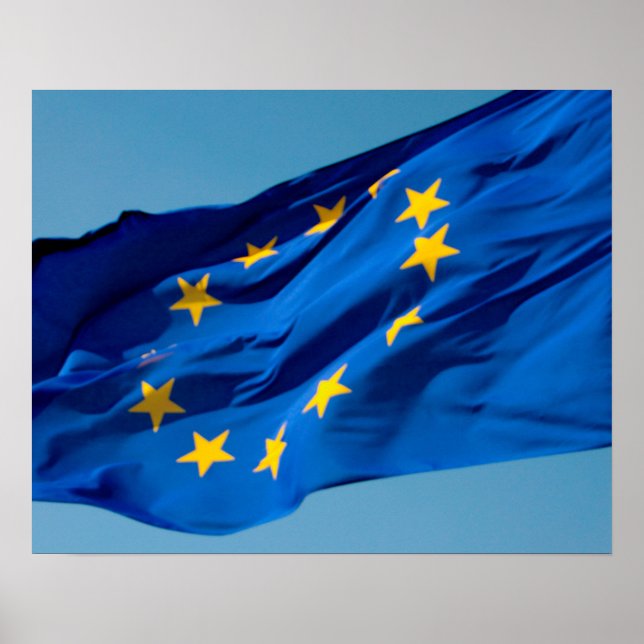 Poster Bandeira da UE (Frente)
