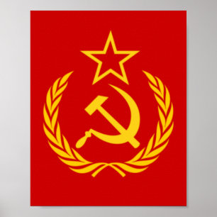 Poster Bandeira da União Soviética
