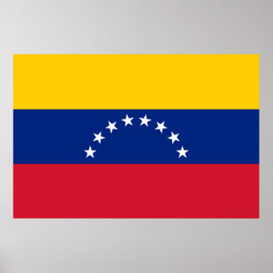 Poster Bandeira da Venezuela