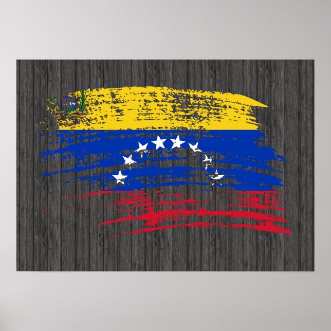 Poster Bandeira da Venezuela legal design (Frente)