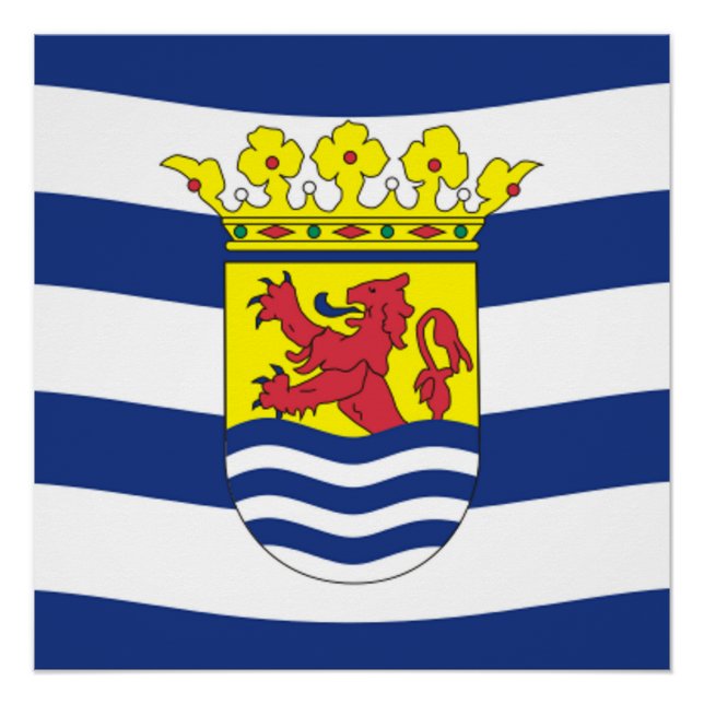 Pôster Bandeira da Zelândia (Frente)