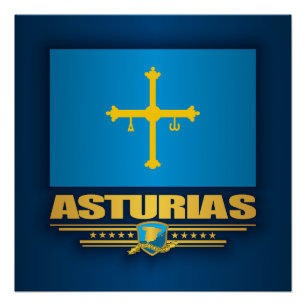 Pôster Bandeira das Astúrias
