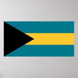 Poster Bandeira das Baamas