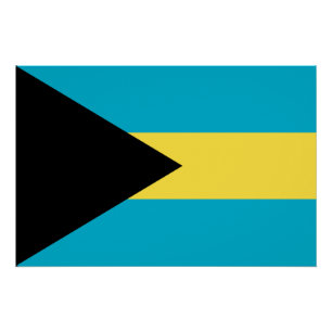 Pôster Bandeira das Bahamas