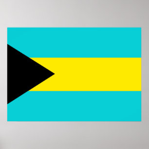 Pôster Bandeira das Bahamas