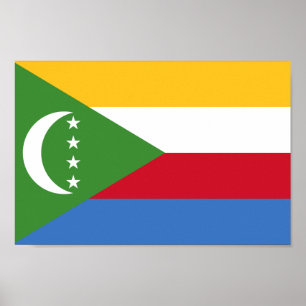 Poster Bandeira das Comores