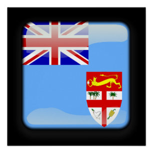 Pôster Bandeira das Fiji